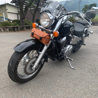 ホンダ　シャドー400cc バイク　アメリカン　純正マフラー付き