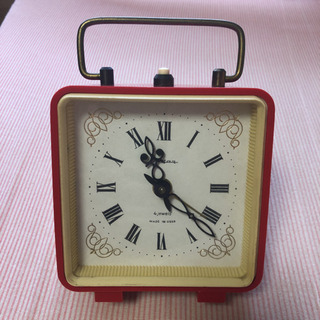 ソ連製アンティーク置時計(目覚まし時計)