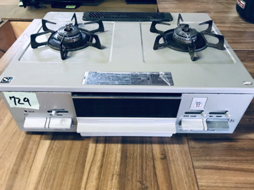 高年式‼️729番  ノーリツ✨都市ガス用ガスコンロ✨LG2260R‼️