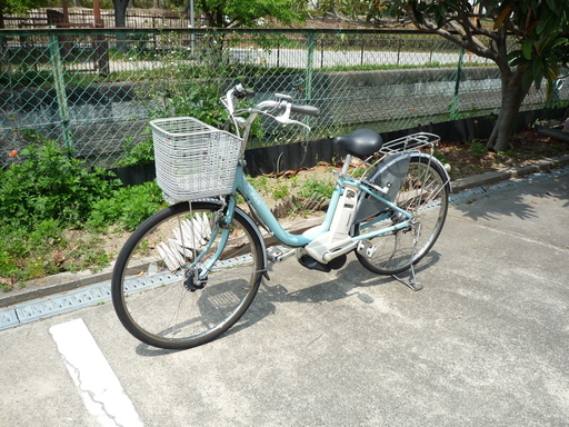 新基準　電動アシスト自転車　ヤマハ　PAS　26インチ　4.0Aｈバッテリー　充電器付き
