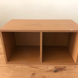 机の上に置ける木製ミニ収納ボックス