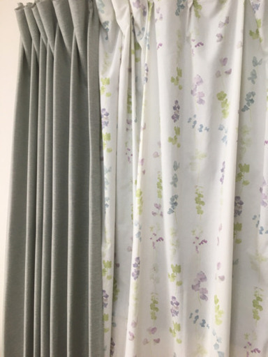 ニトリ遮光2級防炎カーテン ミラーレースカーテン4枚セット Maa 富木の家具の中古あげます 譲ります ジモティーで不用品の処分