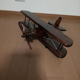 アンティーク調木製飛行機