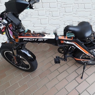 RICH BIT TOP016 折りたたみ 電動バイク 公道走行可能 少走行