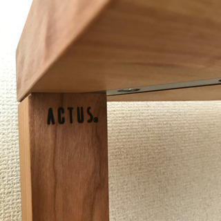 ACTUS アクタス ダイニングテーブル　ブラックチェリー　W80×D80×H72