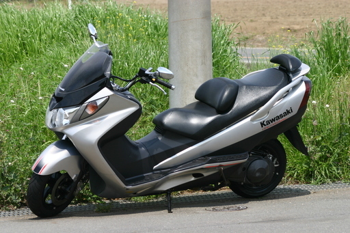 自賠責保険付-埼玉発523-今だから陸送料負担】KAWASAKIエプシロンCJ43Bパール