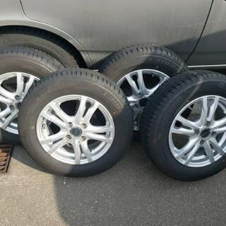 タイヤ　ホイル付き　175/70/14 ピッチ100、4H、+38
