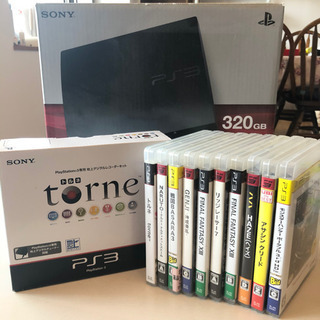 【美品】PS3 本体 コントローラー torne ソフト9本付き