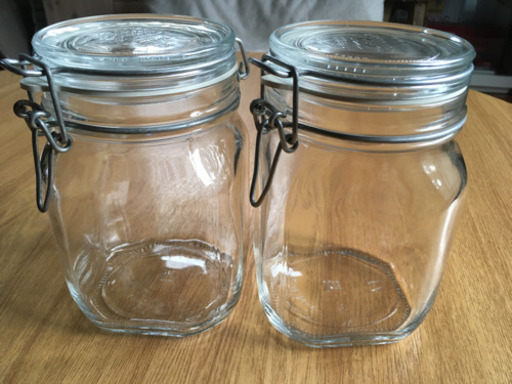 無印良品保存瓶1000ml 2 Mogimogi 大船の調理器具 キッチンツール の中古あげます 譲ります ジモティーで不用品の処分