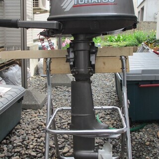 トーハツ5馬力2ストローク 船外機 　5B　動作OK 
