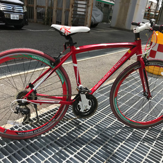 ベネトン クロス 700x28C 外装21段変速 (レッド)