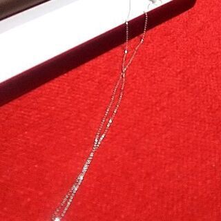 ネックレスプラチナ900 ｸﾛｽﾓﾁｰﾌ ﾀﾞｲﾔﾓﾝﾄﾞ0.2ｶﾗｯﾄ 値下げ