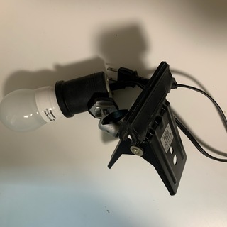 クリップタイプのランプソケット＆電球型蛍光ランプ