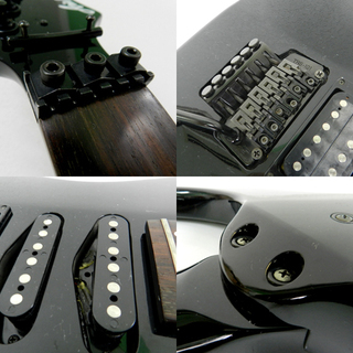 Aria proⅡMAGNA series エレキギター ブラック ソフトケース付き