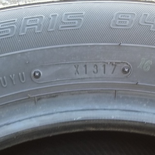 値下げ！！ 新車（アクア）外しの タイヤのみ4本売ります。175/65R15