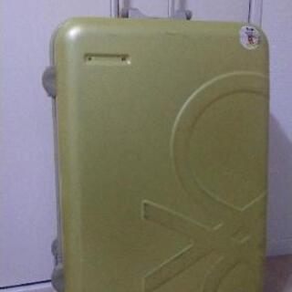 【5/20まで】スーツケース ベネトン BENETTON  黄緑色