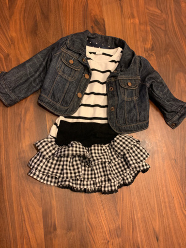 超お得 アイドル風ワンコーディネート 女の子こども服 80サイズ Banana 谷町四丁目のキッズ用品 子供服 の中古あげます 譲ります ジモティーで不用品の処分