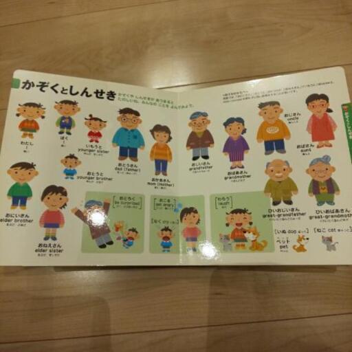 こどもものしりずかんこれなあに にほんご えいご るるママ 相模大野のキッズ用品 幼児教育 の中古あげます 譲ります ジモティーで不用品の処分