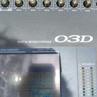 YAMAHA ヤマハ デジタル ミキサー O3D 導通確認済み