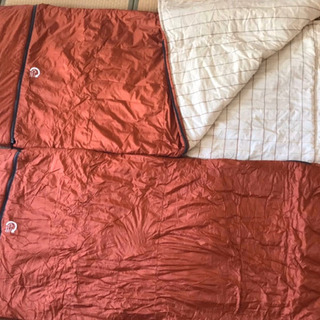 スノーピーク  オフトン　シュラフ　寝袋　二個