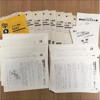 日能研 ★4年生カリテ、全国公開模試、他1年分★