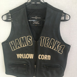 イエローコーンの本革ベスト 人気の美人柄！ イエローコーンの本革ベスト 人気の美人柄！