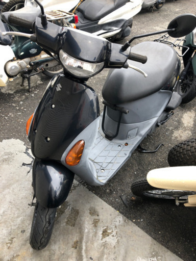 SUZUKI レッツ4 黒色　セル始動　福岡市南区