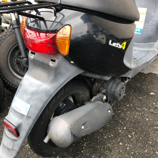 SUZUKI レッツ4 黒色 セル始動 福岡市南区