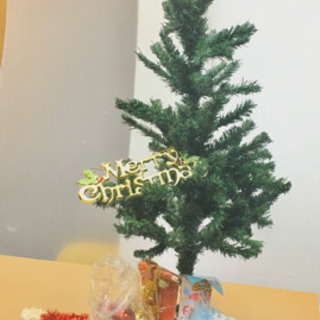 クリスマスツリー 120cm 飾り&電飾付