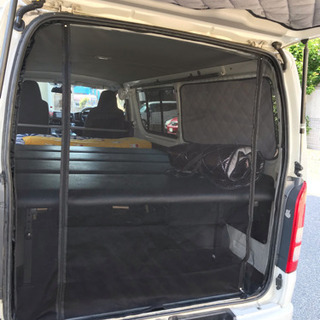 ハイエース 200系ベッドキット サンシェード 防虫ネット