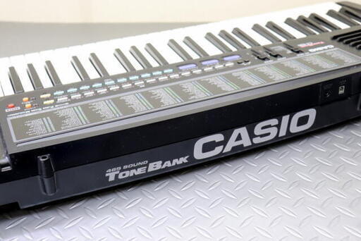 お家で楽しむ楽器　　カシオ 電子キーボード 465 SOUND TONE BANK CT-636