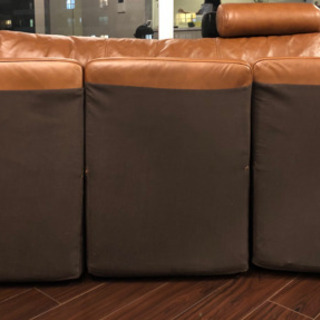 KEYUCA ケユカ カルフ 総本革 3人掛け　オットマン  ベットレスト込み