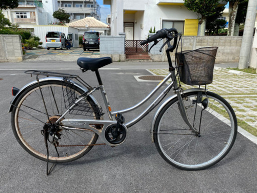 自転車　26インチ　6段変速ギア付き