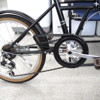 折りたたみ自転車 20インチ 6段変速 VOLANTE 黒 自転車 サイクリング 買い物 通学 ☆ PayPay(ペイペイ)決済可能 ☆ 札幌市 北区 屯田