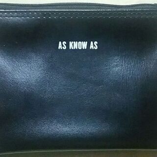 AS KNOW ASポーチ