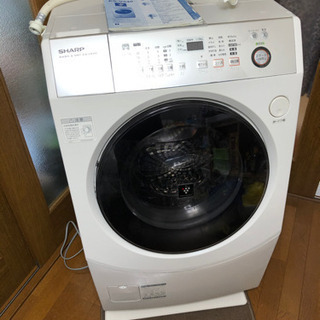 【3万円でご成約！】9キロ ドラム式 洗濯乾燥機 シャープ ES...