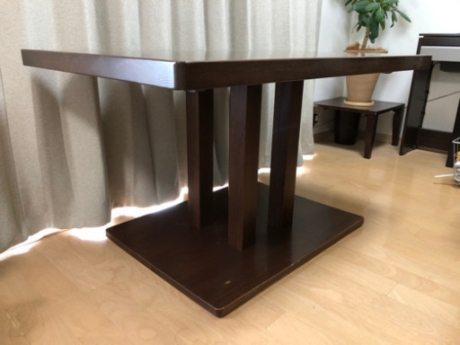 中古 ダイニングテーブル木目調安定感抜群 とし 六番町のテーブル ダイニングテーブル の中古あげます 譲ります ジモティーで不用品の処分