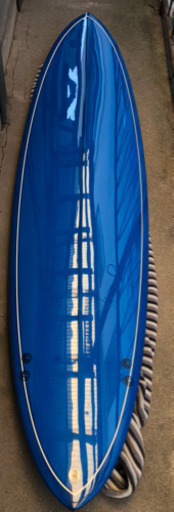 新古品サーフボード　ファンボード　ブルー　サーフィン