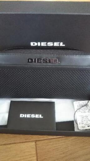 値下げ⤵️DIESEL★メンズパンチングレザー長財布★未使用