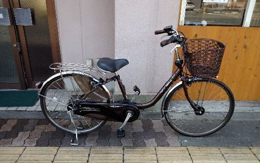 (本体のみ)Panasonic ViVi DX 26吋電動アシスト自転車(チョコブラウン)