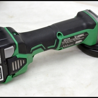 中古 日立 14.4V 6.0Ah 100mm ディスクグラインダ G14DBBVL LYPK コードレス グラインダー 6Ah (現HiKOKI)