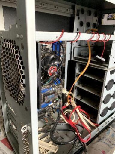 PCケースとマザボ P55A-DG55 CPU付