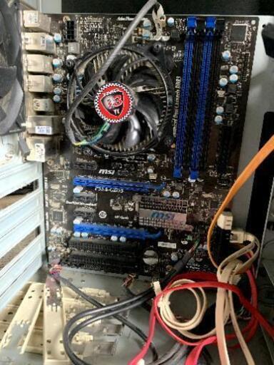 PCケースとマザボ P55A-DG55 CPU付