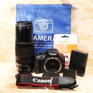 ☆極上美品＆スマホ転送☆キヤノン kiss x7 超望遠レンズセット