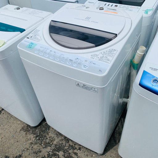 新生活応援冷蔵庫　洗濯機フェア  TOSHIBA  透力×洗浄力パワフル浸透洗浄! 温度センサーでかしこく節約!! 洗濯機 6㎏