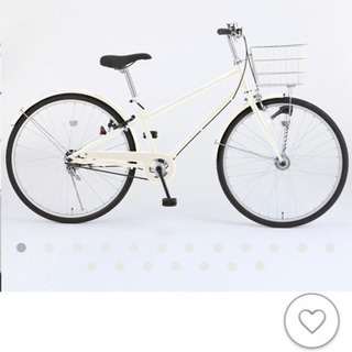 無印良品　26型フル装備自転車　ベージュ