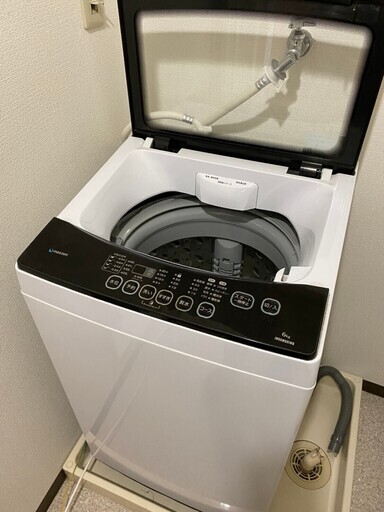⑤K04 6日のお持ち帰り限定 Maxzen 全自動洗濯機 6kg 2017年製 JW06MD01WB