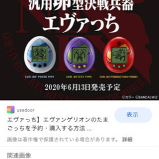 エヴァッチ　6/13発売日に渡せます エヴァッチ 6/13発売日に渡せます