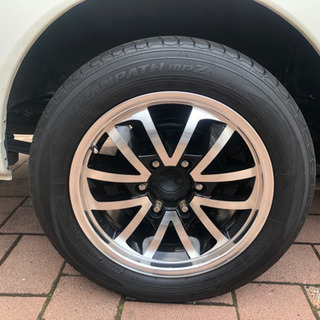 【値下げ】215/60R17  6穴　ハイエース.キャラバンに　タイヤ、アルミ セット