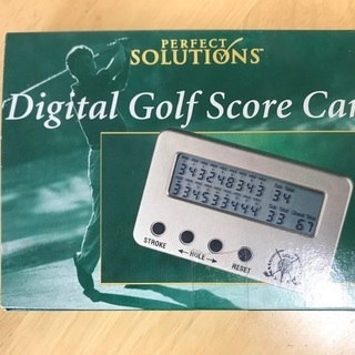 【新品未使用】Digital Golf Score Card